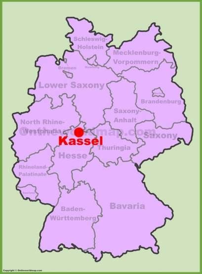 Kassel Map | Germany | Maps of Kassel