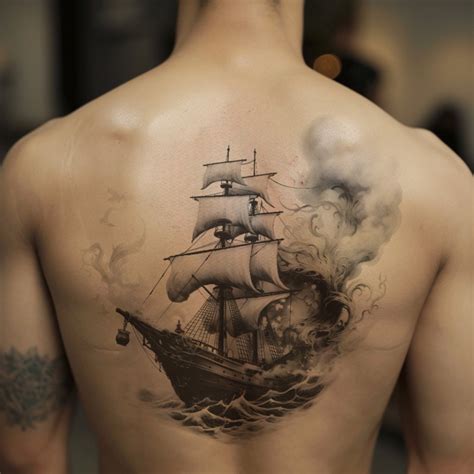 Sailing Ship Tattoo Design Download High Resolution Digital Art PNG ...