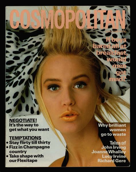 Cosmopolitan uk june 1986 original vintage fashion magazine ashley