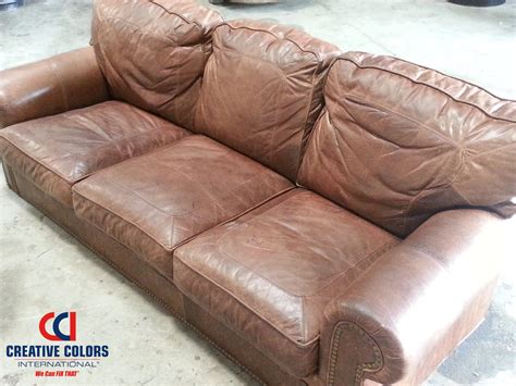 How To Fix Leather Sofa Color | Baci Living Room