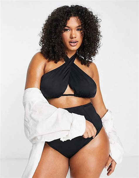We Are We Wear Plus bikini in black | ASOS