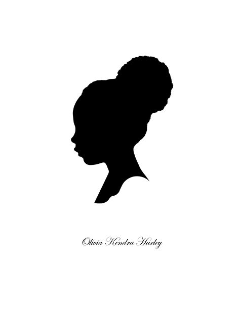 Black Woman Silhouette Clip Art