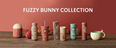 starbucks fuzzy bunny collection mid autumn  mooncake festival