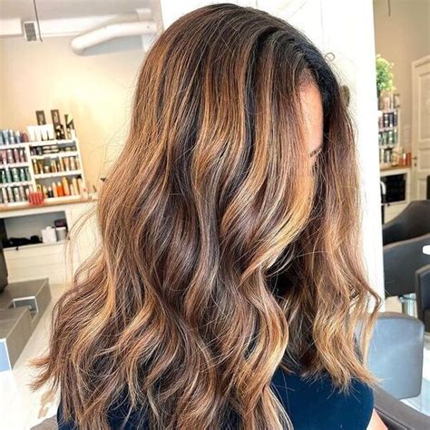 50 Best Dark Hair with Caramel Highlights Ideas in 2022