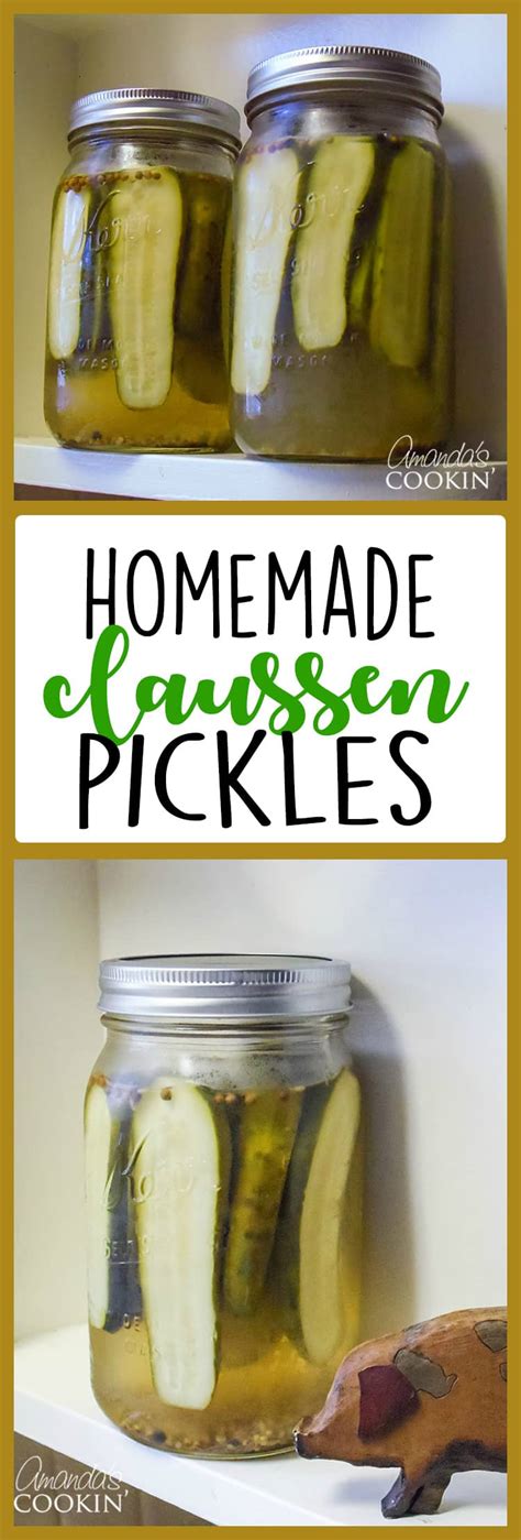 Claussen Pickle Recipe: Homemade Claussen Pickle Copycat