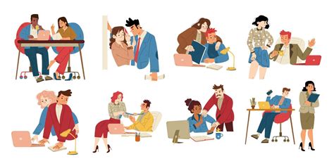 sexual harassment  work concept  soliciting  vector art