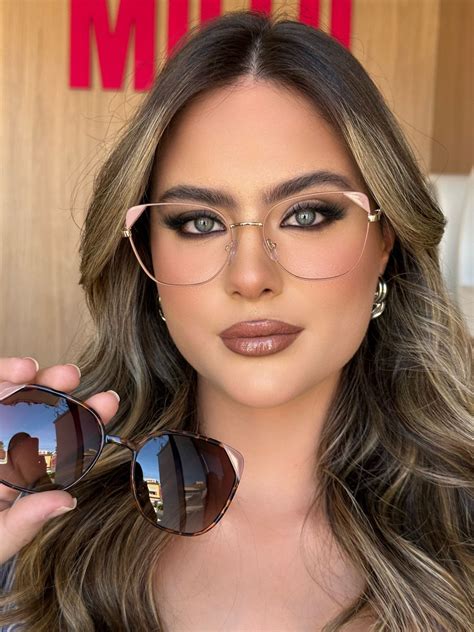 Armação de Óculos de Grau Clipon 2 em 1 Angelina Nude | Óculos Feminino