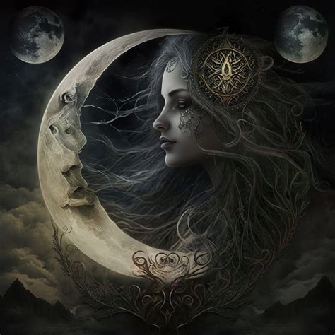 Just in! This unique Wiccan Moon Goddess for $6.99. #HdDigitalArt #
