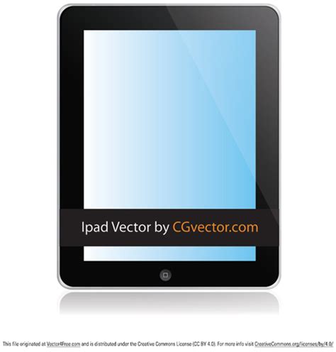 vector ipad illustration
