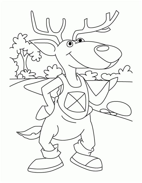 Free Deer Coloring Pages - Coloring Home