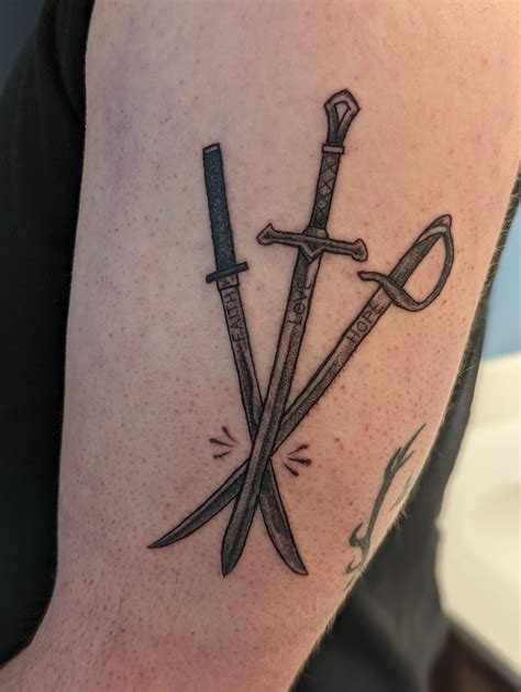 Brand new Swords of the Cross Tattoo : r/dresdenfiles