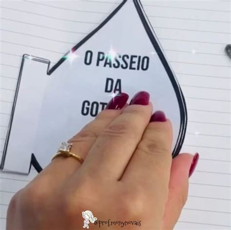 caderno interativo livrinho  passeio da gotinha monys studio