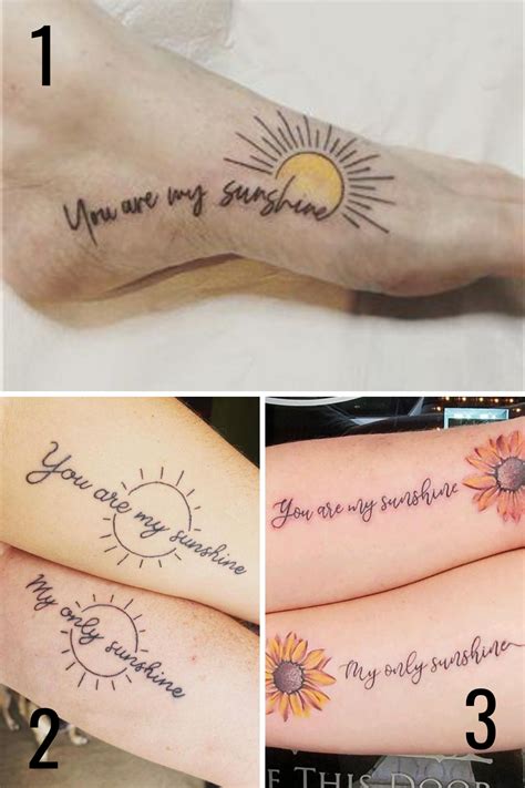 27 You are my Sunshine Tattoo Ideas - TattooGlee 27 Tattoo, Tatoo You ...