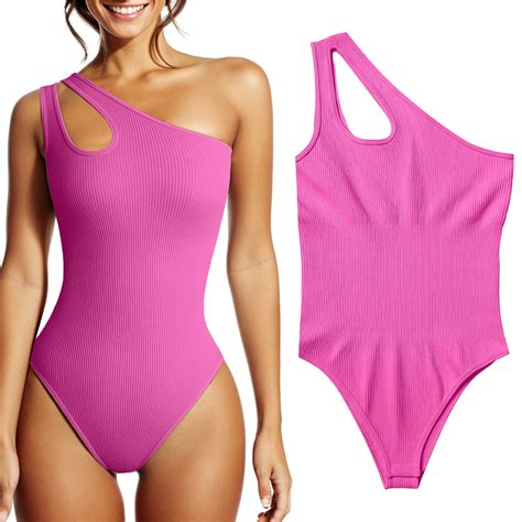 DVKOVI Women Jumpsuit Women's 1 Piece Bodysuits Sexy Ribbed Sleeveless