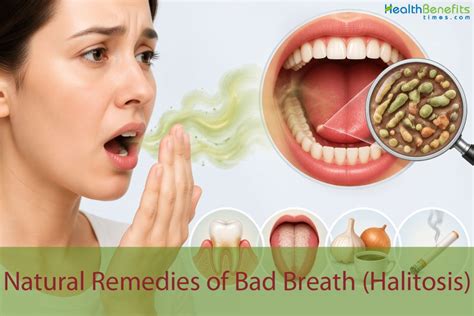 natural remedies  bad breath halitosis health benefits