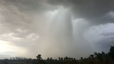 Record-breaking rainfall, 63-mph wind gusts hit Palm Springs