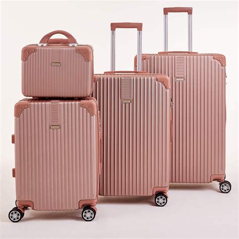Malas E Frasqueiras - Kit de Malas de Viagem 3 Peças e Frasqueira Italia Maloa Rose ...