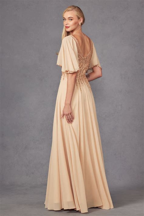Navy Blue Juliet JTM14F Long Formal Mother of The Bride Dress - Mother