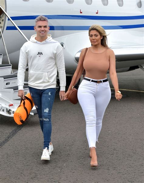 Chloe Ferry and Boyfriend Sam Gowland - Arrived Back in Newcastle 03/19