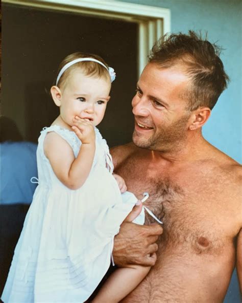 Rumer Willis Share Baby Photo Of Her With Dad Bruce Willis