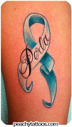 Testicular Cancer Ribbon Tattoo