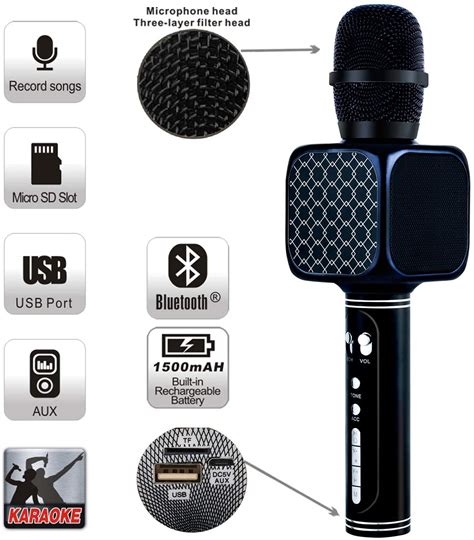 SU.YOSD YS-69 Portable Magic Karaoke Bluetooth Wireless Handheld ...