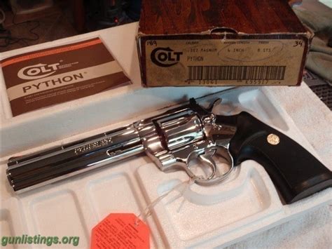 Gunlistings.org - Pistols FS: Colt Python, 6 Inches Stainless Steel