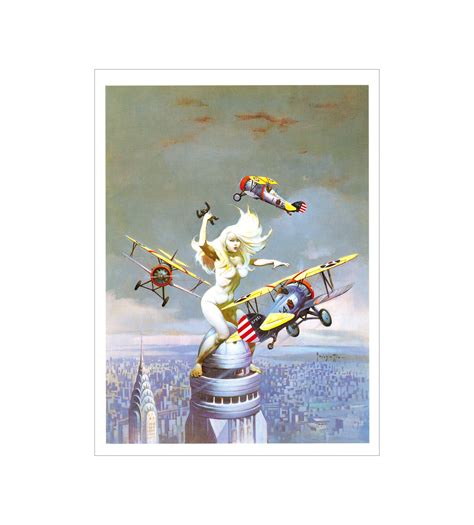 Frank Frazetta Queen Kong King Kong New York Nude Woman Female | Etsy