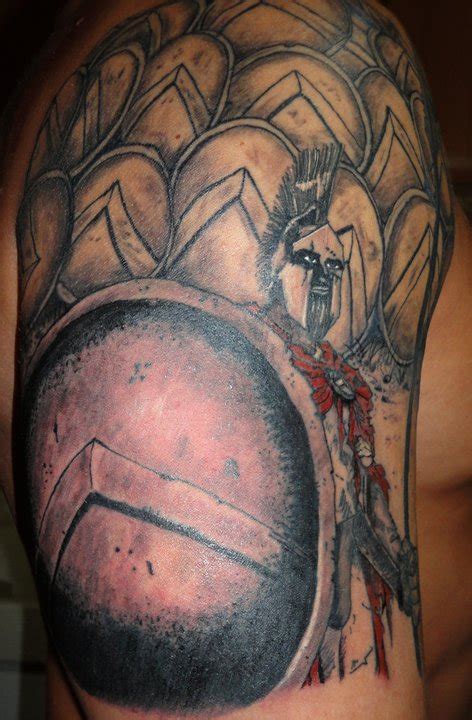 300 Spartan Shield Tattoo