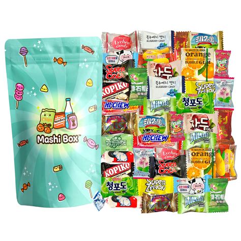 Mashi Box Asian Candy Mystery Variety Pack | 40 PCS | Japanese Candy