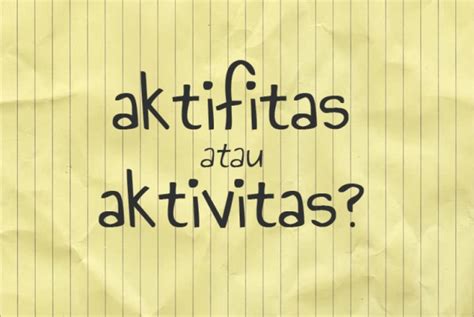 foto artikel   benar aktifitas  aktivitas kompasianacom