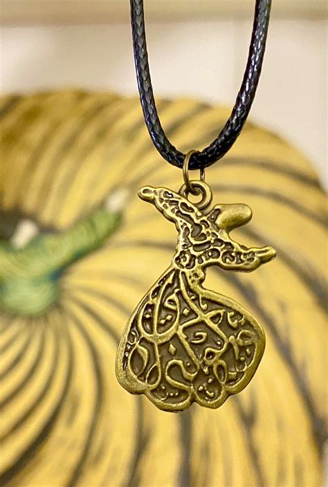 Sufi Necklace, Dervish Pendant, Rumi, Persian Style , Stainless Steel ...