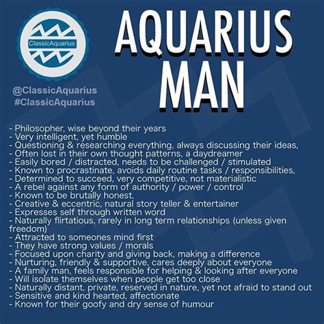 #ClassicAquarius #Aquarius | Aquarius men, Aquarius truths, Aquarius quotes