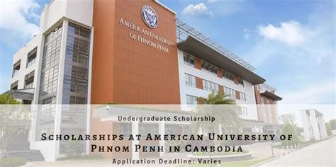 Scholarships at American University of Phnom Penh in Cambodia