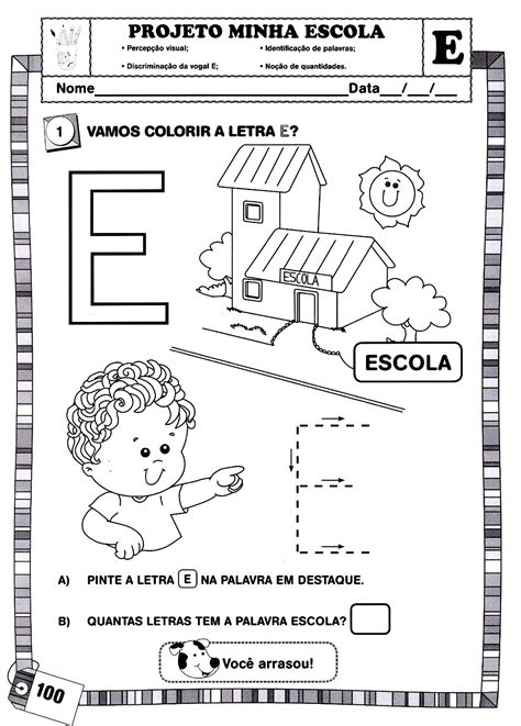 Escola Projeto Educação Infantil E Ensino Fundamental