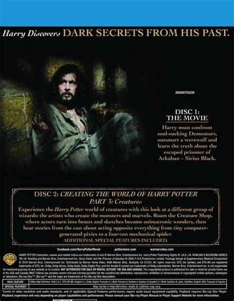 Harry Potter And The Prisoner Of Azkaban - Special Edition (Blu-ray ...