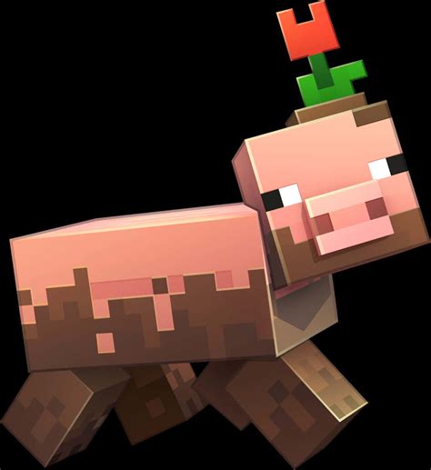 minecraft pig png images wallpaperscom