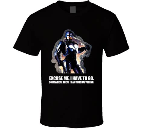 Robocop movie quotes funny t shirt