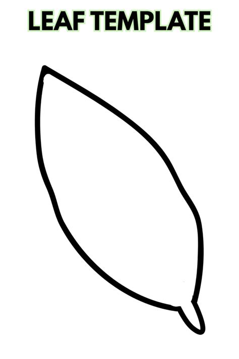 printable leaf templates printables hub