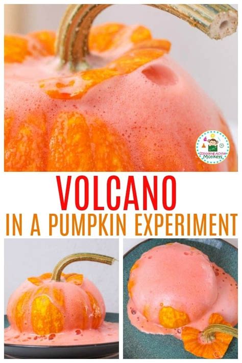 Easy Explosive Pumpkin Volcano Experiment