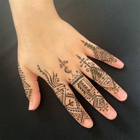 easy henna designs  kids