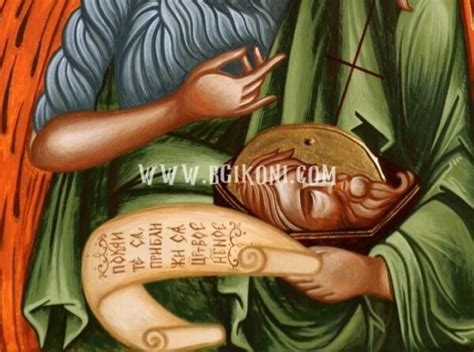Икона на Свети Йоан Кръстител (ръчно рисувана) | BGikoni.com