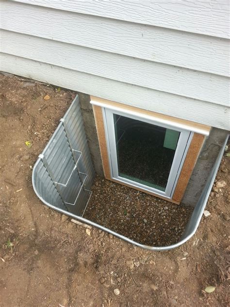 Standard Egress Window with Metal Well