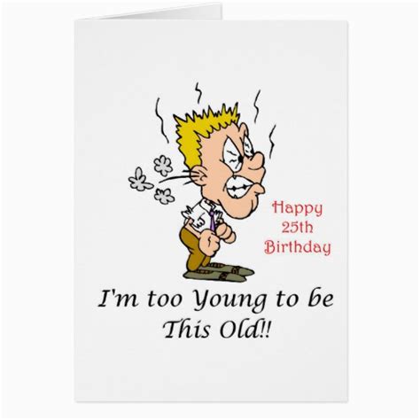 Funny 25th Birthday Cards | BirthdayBuzz