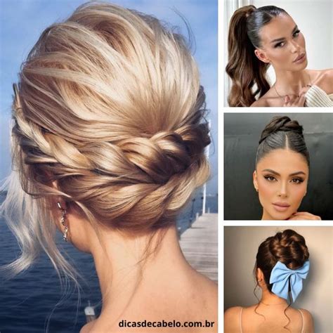Penteado Com Cabelo Preso