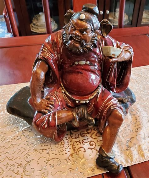 The Jade Emperor Ceramic Statue purchased in Guangzhou | Etsy