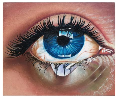 Buy Eye 1 - Hyperrealism, Close-up Painting Online | Fizdi