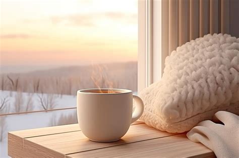 premium ai image  cup  hot drink  cute home decor items