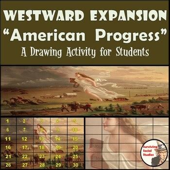 Manifest Destiny - Recreating the "American Progress" Painting | TpT