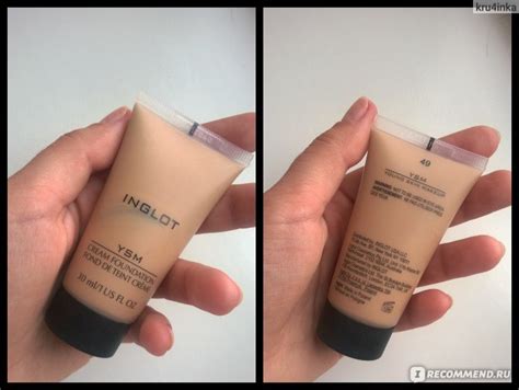 Тональный крем Inglot YSM Cream Foundation - «СЕРИЯ ОТЗЫВОВ НА ...